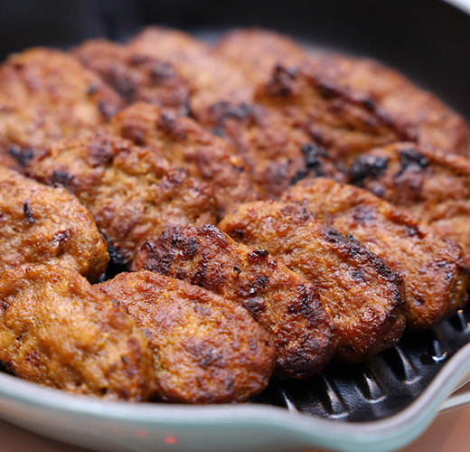 Hamburger steak with Himi beef