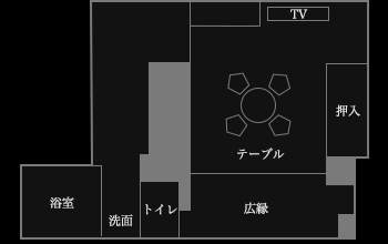 ハリウッドツイン 間取り図